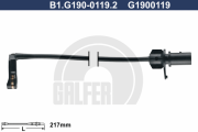 B1.G190-0119.2 GALFER výstrażný kontakt opotrebenia brzdového oblożenia B1.G190-0119.2 GALFER