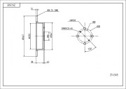 214 348 Brzdový kotouč HART