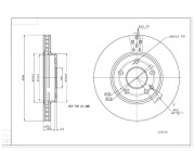 229 070 Brzdový kotouč HART