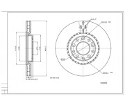 232 222 Brzdový kotouč HART
