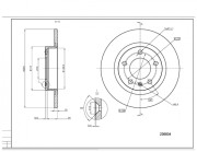 236 834 Brzdový kotouč HART