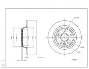 241 039 Brzdový kotouč HART