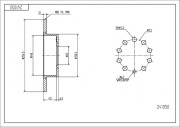 241 050 HART brzdový kotúč 241 050 HART