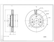242 253 Brzdový kotouč HART