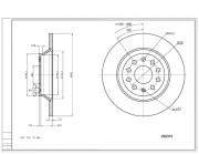 250 372 Brzdový kotouč HART
