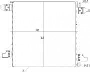 606 126 Kondenzátor, klimatizace HART