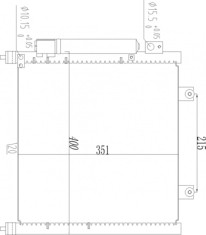 608 683 Kondenzátor, klimatizace HART