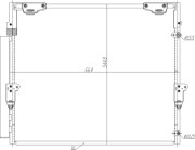 621 608 Kondenzátor, klimatizace HART