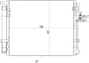 621 656 Kondenzátor, klimatizace HART