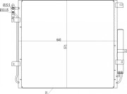 621 698 Kondenzátor, klimatizace HART