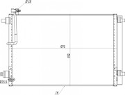 636 921 Kondenzátor, klimatizace HART