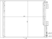 636 987 Kondenzátor, klimatizace HART