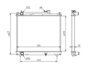 637 146 Chladič, chlazení motoru HART