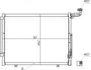 645 307 Kondenzátor, klimatizace HART