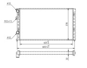 602 109 Chladič, chlazení motoru HART