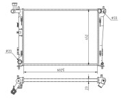 612 342 Chladič, chlazení motoru HART