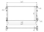 620 611 Chladič, chlazení motoru HART