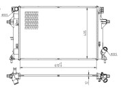 637 152 Chladič, chlazení motoru HART