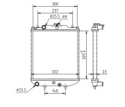 637 200 Chladič, chlazení motoru HART