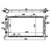 602 100 Chladič, chlazení motoru HART