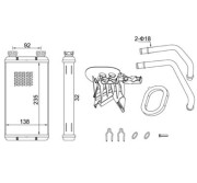 623 329 Výměník tepla, vnitřní vytápění HART
