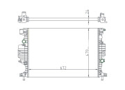 622 017 Chladič, chlazení motoru HART