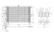 606 141 Kondenzátor, klimatizace HART