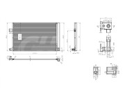 636 943 Kondenzátor, klimatizace HART