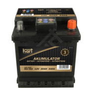 564 502 HART akumulator 40ah 340a 175x175x190/p+/prem 564 502 HART