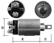 E8043 Elektromagnetický spínač, startér GM