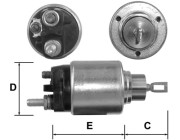 E9017 Elektromagnetický spínač, startér GM