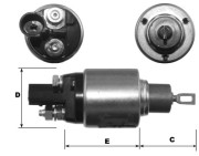 E9040 Elektromagnetický spínač, startér GM