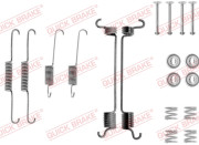 105-0741 Sada příslušenství, brzdové čelisti QUICK BRAKE