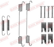 105-0836 Sada příslušenství, brzdové čelisti QUICK BRAKE