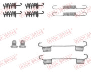 105-0874 Sada příslušenství, parkovací brzdové čelisti QUICK BRAKE