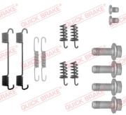 105-0878 Sada příslušenství, parkovací brzdové čelisti QUICK BRAKE