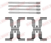 109-0166 Sada příslušenství, obložení kotoučové brzdy QUICK BRAKE