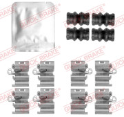 109-0168 Sada příslušenství, obložení kotoučové brzdy QUICK BRAKE