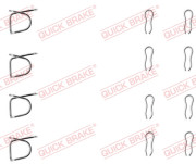 109-0939 Sada příslušenství, obložení kotoučové brzdy QUICK BRAKE
