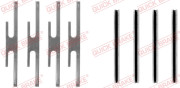 109-0975 Sada příslušenství, obložení kotoučové brzdy QUICK BRAKE