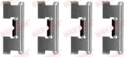 109-1017 Sada příslušenství, obložení kotoučové brzdy QUICK BRAKE