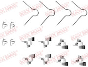109-1030 Sada příslušenství, obložení kotoučové brzdy QUICK BRAKE