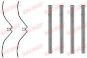 109-1061 Sada příslušenství, obložení kotoučové brzdy QUICK BRAKE