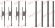 109-1072 Sada příslušenství, obložení kotoučové brzdy QUICK BRAKE