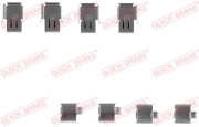 109-1171 Sada příslušenství, obložení kotoučové brzdy QUICK BRAKE