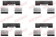 109-1214 Sada příslušenství, obložení kotoučové brzdy QUICK BRAKE