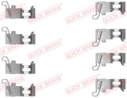 109-1226 Sada příslušenství, obložení kotoučové brzdy QUICK BRAKE
