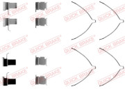 109-1261 Sada příslušenství, obložení kotoučové brzdy QUICK BRAKE