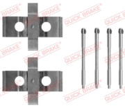 109-1296 Sada příslušenství, obložení kotoučové brzdy QUICK BRAKE