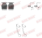 109-1604 Sada příslušenství, obložení kotoučové brzdy QUICK BRAKE